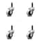 Service Caster 2 Inch Thermoplastic Rubber Wheel 7/8 Inch Expanding Stem Caster SCC, 4PK SCC-EX05S210-TPRS-78-4 - alternate 4